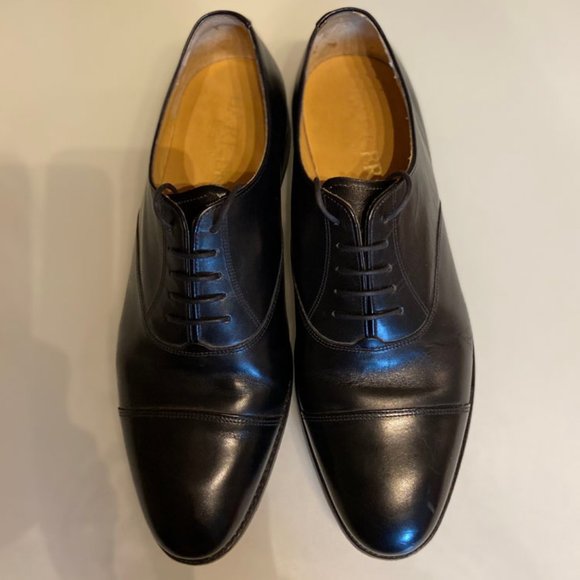 Barker England Men’s Cap Toe Oxfords Size 9.5 - Picture 2 of 6